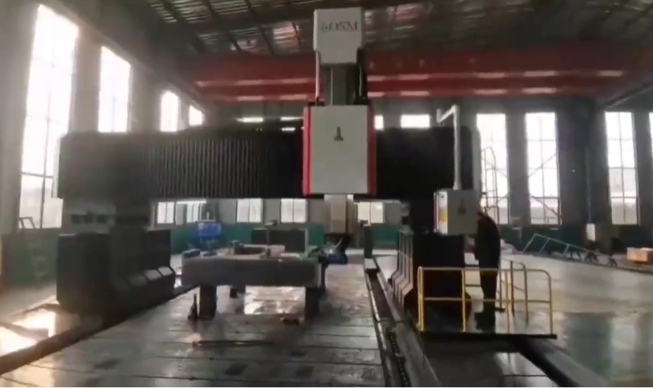 博斯曼4×12米數控動柱龍門加工中心